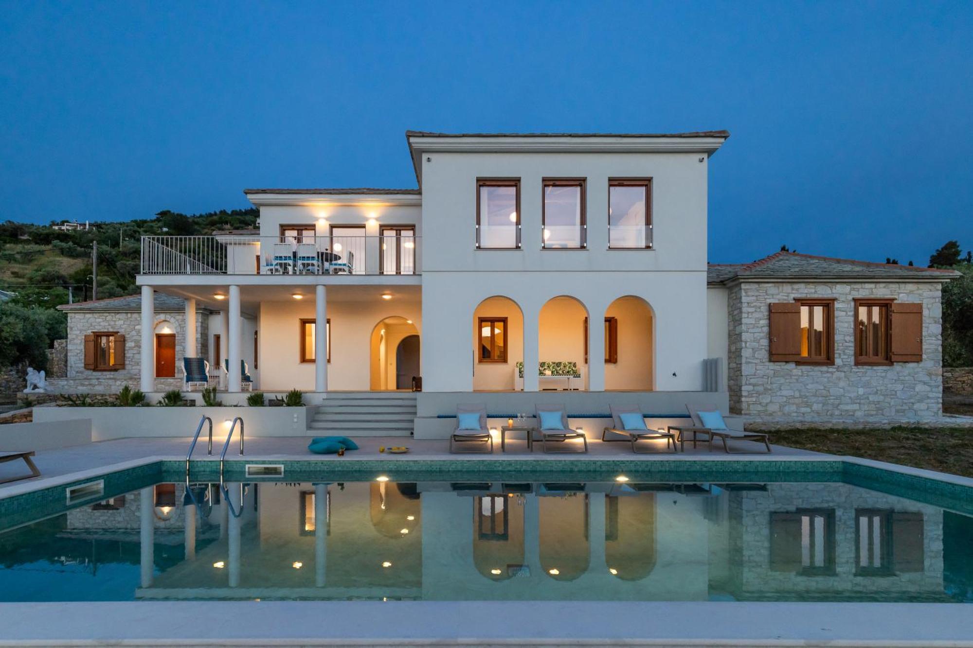 Sunshine Pool Villa Skopelos Extérieur photo